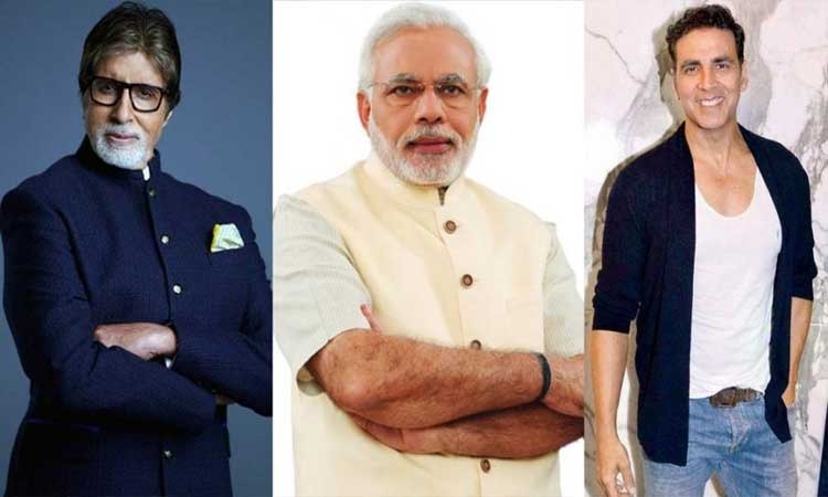 प्रधानमंत्री मोदी के चुनावी स्टंट से क्या फंस जाएंगे अमिताभ और अक्षय ?