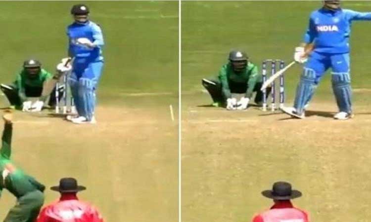 मैच के दौरान धोनी लगाने लगे बांग्‍लादेश की फील्डिंग – Photos Viral