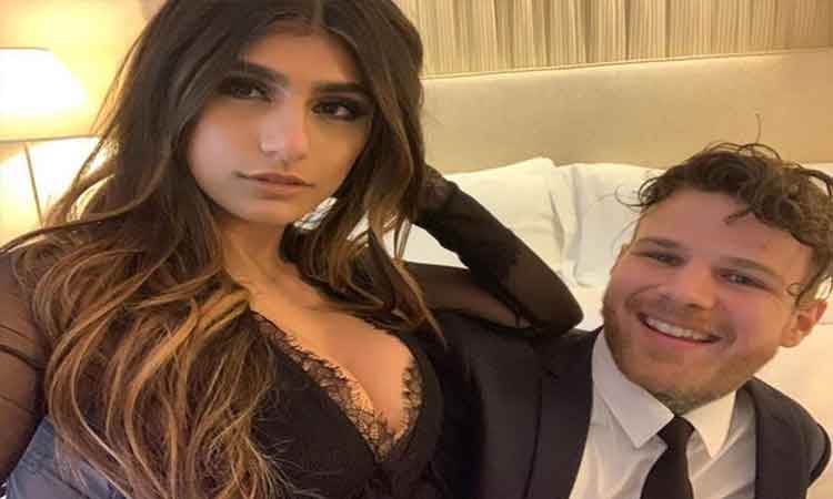मिया खलीफा ने अपने बॉयफ्रेंड के गोद पर बैठकर कराई फोटोशूट, दी सेक्सी पोज – VIDEO