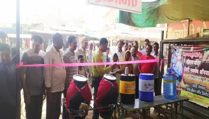 Nandurbar Police News | Nandurbar police provide pure and cold water facility at 30 places in the district for Trishna Shanti! Superintendent of Police P.R. Patil’s concept