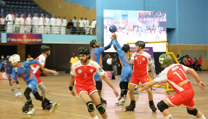 Roll Ball World Cup Tournament In Pune | छठा वर्ल्ड कप रोलबॉल टूर्नामेंट ! चंद्रकांत पाटिल के हाथों टूर्नामेंट का उद्घाटन ; पुरुष ग्रुप से भारत की विजयी शुरुआत (Video)