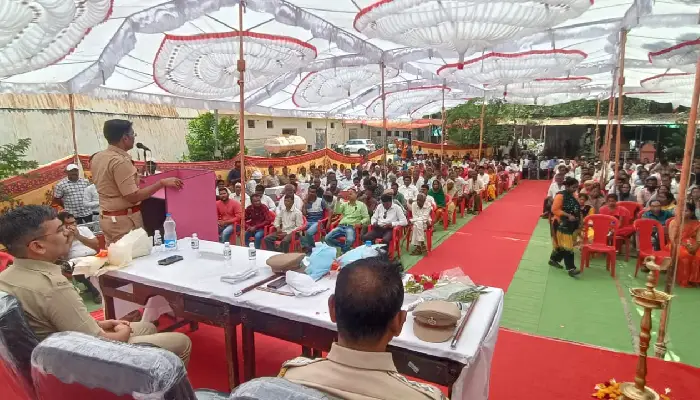 Nandurbar Police – SP PR Patil | Nandurbar Superintendent of Police P.R. Patil And Other Officers Solved 116 complaints in Janata Durbar