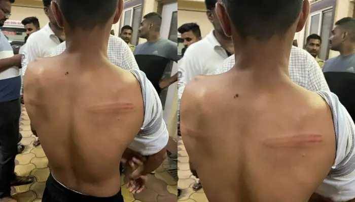 Pune Police Crime News | लोणी कालभोर पुलिस स्टेशन के पीएसआई वैभव मोरे पर बेरहमी से पिटाई करने का नागरिकों का आरोप (वीडियो)