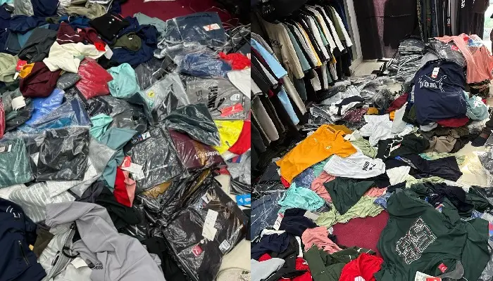 Pune Crime News | पुणे में ब्रांडेड कंपनी का फर्जी लोगो लगाकर कपड़ों की बिक्री, कोंढवा पुलिस ने छापा मारकर कपड़ों का स्टॉक जब्त किया